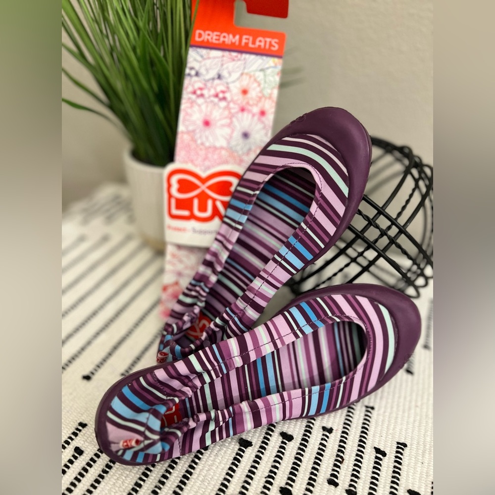 LUV Footwear “Fiesta Stripe” Dream Flats